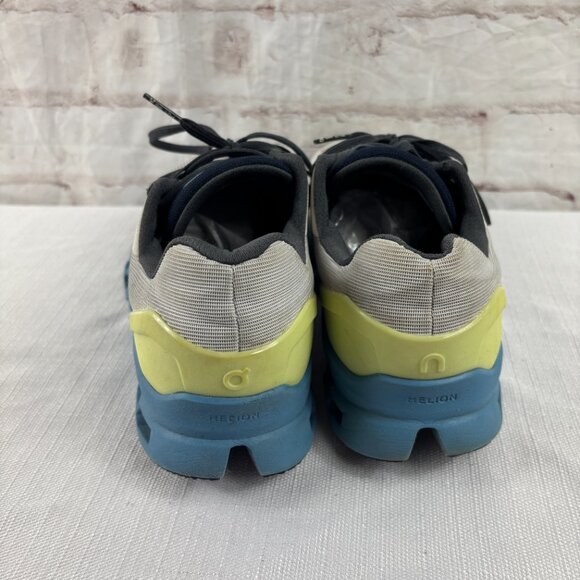 ON CLOUDSTRATUS 2.0 Running Men's 7 Frost / Niagara Blue Gray Athletic Sneakers - Picture 10 of 13